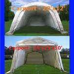 Carport - 20'X12, 24'X13' Garage Storage Canopy Shelter Shed Grey. Fixed Price $599.99.