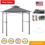 Durable Grill Gazebo Canopy: Polyester Vented Double Tiers L-GG001PST-F. Fixed Price $95.99.
