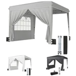 Outsunny 10 X Ft Pop Canopy Tent With Sides, UPF50+ Instant. Fixed Price $119.99.