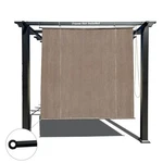 Drill Roll Up Patio Gazebo Pergola Shade Cover Canopy- Breathable Solar. Fixed Price $64.69.