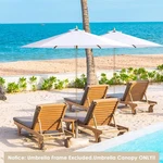 Apluschoice 9' Patio Umbrella Replacement Canopy For Outdoor Market Deck White. Fixed Price $39.90.