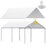 10 X 20 Ft Heavy Duty Carport Canopy Waterproof Garage Shelter Tarp Tent .... Fixed Price $84.91.