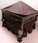 Store Display Metal Sample Realistic Gazebo Tent W/ Cloth Top For Dolls Rare Htf. Fixed Price $73.31.