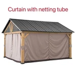 Sunjoy Universal Curtains For 13 Ft. 15 Wood-framed Gazebos. Fixed Price $258.30.