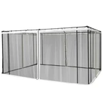 Mesh Mosquito Netting Screen Walls For 10 Ft. X 13 Patio Gazebo, 4-PANEL Sid. Fixed Price $52.45.