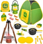 Pop-up Camping Tent, 18 Piece Set Includes Canteen, Plates, Utensils, Play Food,. Fixed Price $58.78.