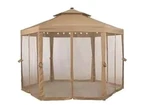 Replacement Netting Hampton Bay 10 Ft. X Solar Gazebo. Fixed Price $55.99.