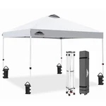 Pop Up Canopy Tent 10X10 100SQFT Shade White Wheeled E100 Eagle Peak Bags. Fixed Price $209.99.