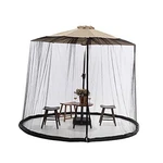 10FT Mosquito Net For Patio Umbrella Outdoors Screen Polyester Hanging. Fixed Price $51.02.