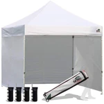 Pop Up Canopy Tent 8X8 Heavy Duty Uv Water Resistant Gazebo White Eurmax No-tip. Fixed Price $369.99.