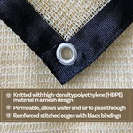 50% Sun Block Garden Net Greenhouse Shade Cover Cloth With Grommets Beige. Fixed Price $29.66.