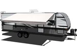 Velarium 14' White Vinyl Replacement Awning Canopy Outdoor VC14001000. Fixed Price $346.57.
