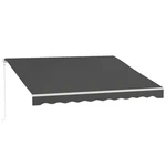 12' X 10' Electric Retractable Patio Awning W/ Remote Uv Resistant Black. Fixed Price $273.99.