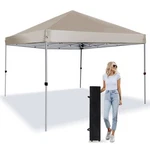 Lanmountain Canopy Tent 8X8 Ft,instant Pop Up Shelter W/carry 8'X 8', Beige. Fixed Price $124.99.