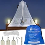 Mosquito Net For Single King-sized BED-2 Openings / Fully-enclosed Canopy. Fixed Price $52.97.