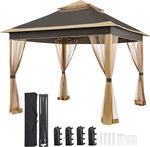 Yaheetech 11X11 Pop Up Gazebo Outdoor Canopy Shelter, Instant Patio Sun. Fixed Price $286.86.