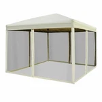 Outsunny 10' X Easy Pop Up Canopy Shade Tent With Mesh Sidewalls - Beige. Fixed Price $270.27.