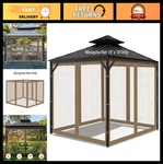 Universal 10' X Mosquito Netting Screen For Gazebo, Patio, Canopy, Garden -. Fixed Price $78.99.