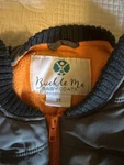 Buckle Me Baby Coat Safer Car Seat Jacket In Gray Size 3T Kids. Fixed Price $40.00.