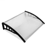 Karl Home 39 In. Black Bracket Door And Window Awning. Fixed Price $40.00.