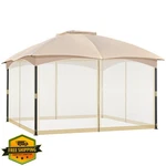 Cowvie Gazebo Netting Replacement Screen 12'X16' 4-PANEL Mosquito Sidewalls. Fixed Price $144.99.