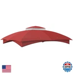 Outsunny 10X12 Gazebo Canopy Replacement 2-TIER Outdoor Cover Top Roof 84C-210. Fixed Price $71.17.