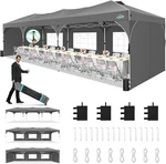 Cobizi 10X30FT Pop Canopy Tent Outdoor Upf 50+ Sun Shelter Adjustable Height. Fixed Price $312.99.