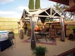 Replacement Canopy For Garden Treasures Pergola Gazebo Model GF-12S039B Beige. Fixed Price $125.00.
