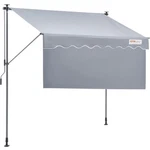 Vevor Manual Retractable Awning, 78" Outdoor Patio Sunshade. Fixed Price $95.76.