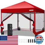 Vivohome 10X10FT Easy Pop-up Canopy Outdoor Screen Tent Mosquito Netting 2. Fixed Price $276.69.