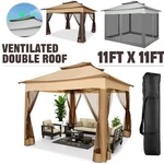 Pop Up Gazebo 11X11 One-push Tent Outdoor Garden Lawn Canopy Carpas Para Patio. Fixed Price $135.99.