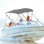Goplus 3-BOW Boat Bimini Top Sun Shade Canopy W/ Storage Boot Straps. Fixed Price $105.99.