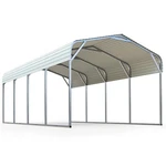 Heavy Duty 12X20 Ft Metal Roof Carport Kits Hard Top Garage Steel Canopy. Fixed Price $1140.00.