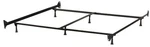Bowery Hill 78"X83.5" Metal 6 Leg Queen And King Bed Frame Black. Fixed Price $137.57.