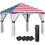 10X10FT Pop Up Patio Canopy With Sidewalls Outdoor Garden Instant Tent For Party. Fixed Price $172.99.