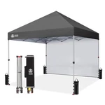 Pop Canopy 8X8 Beach Tent One Push Setup Outdoor Gazebo Grid Grey Sto-n Crown. Fixed Price $209.99.