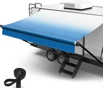 17' Rv Awning Fabric Replacement Durable Heavy Duty Weatherproof Anti-fading Etc. Fixed Price $108.00.