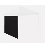 New Logobrand 10X10 Straight Leg Canopy Side Wall Durable Polyester - Black. Fixed Price $15.00.