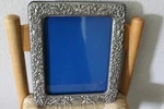 Vintage Pewter Art Nouveau Bird Scene Picture Frame Large 10X12 Beauty. Fixed Price $257.75.