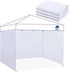 Piece Sidewalls 10X10 Canopy Waterproof Uv Protection White 3PCS. Fixed Price $71.99.