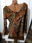 Anxiety 1X V-neck Angel Sleeve Double Brushed Polyester Fabric Top. Fixed Price $5.00.