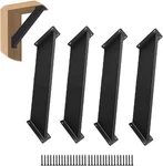 Pcs 45 Degree Angle Support Bracket, Pergola Kit Heavy Duty 4, Black. Fixed Price $51.46.