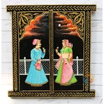 Wooden Window For Wall Decor Beautyfull Indian King And Queen Home. Fixed Price $246.24.