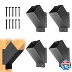 Pcs Pergola Brackets, 45-DEGREE Angle BRACKET,4X4 (actual X3.6 ) Corner. Fixed Price $68.07.