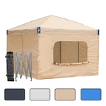 Aoodor 12'X12'/10'X10' Ez Pop Up Canopy Tent Portable Shade With Sidewall. Fixed Price $124.99.