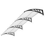 Window Door Awning Canopy 40 X 120 Polycarbonate Transparent VH1571CA Vivohome. Fixed Price $179.99.