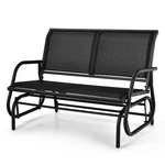 Best Tangkula 2 Person Patio Glider, Outdoor Swing Bench Rocker Loveseat. Fixed Price $176.97.