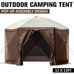 10 X Ft Gazebo Screen Tent Pop Up Canopy With 6 Side Walls Instant Shade. Fixed Price $139.90.