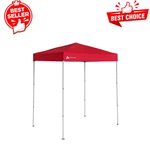 4'X6' Instant Straight Leg Pop-up Canopy, Outdoor Shading Shelter, Brilliant Red. Fixed Price $65.59.