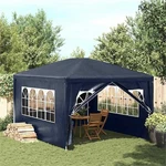 Bowery Hill Contemporary 9.8 X 13.1 Ft Polyethylene Party Tent In Blue. Fixed Price $128.57.